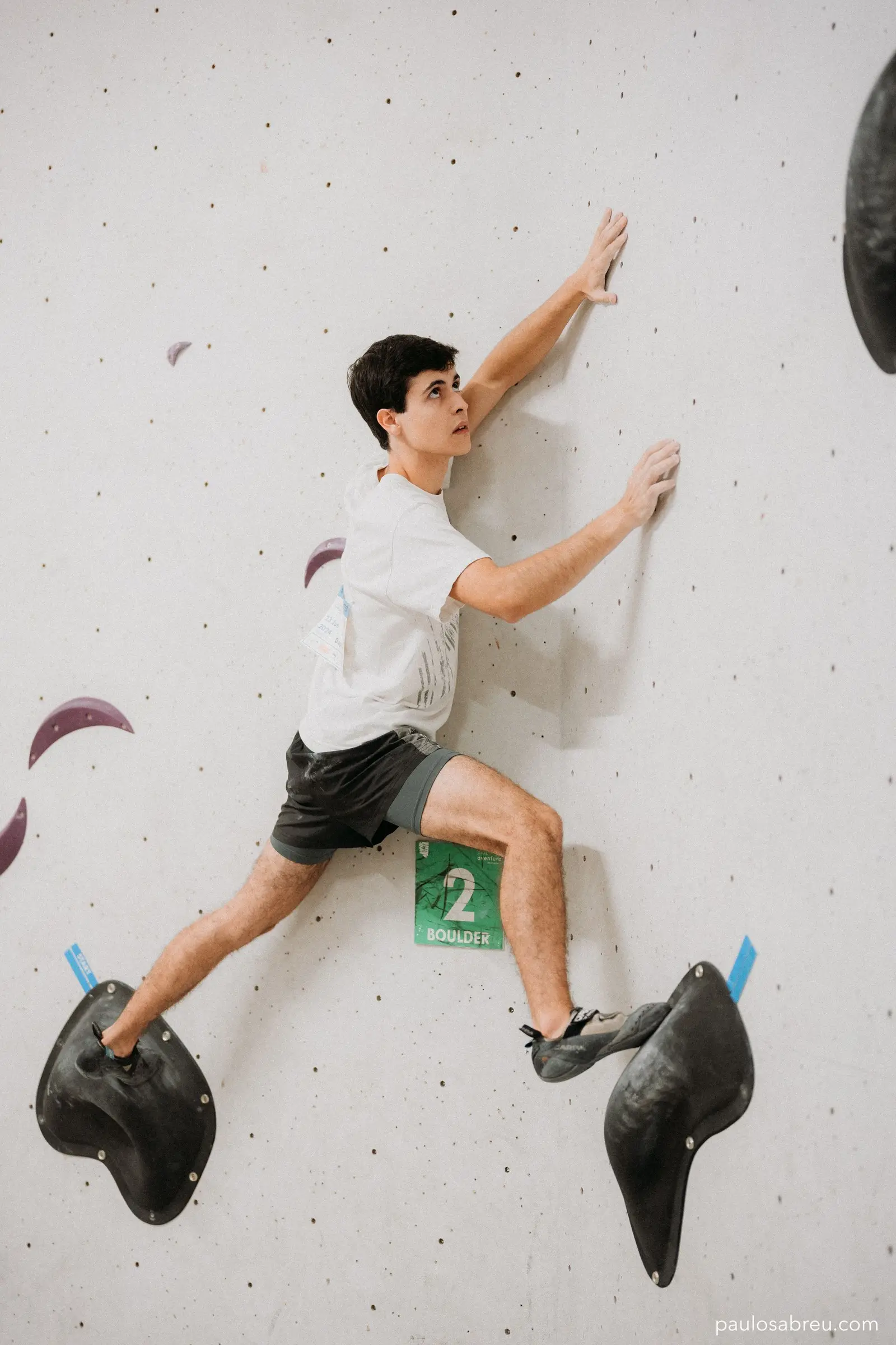 Indoor boulder competition event in Funchal Madeira